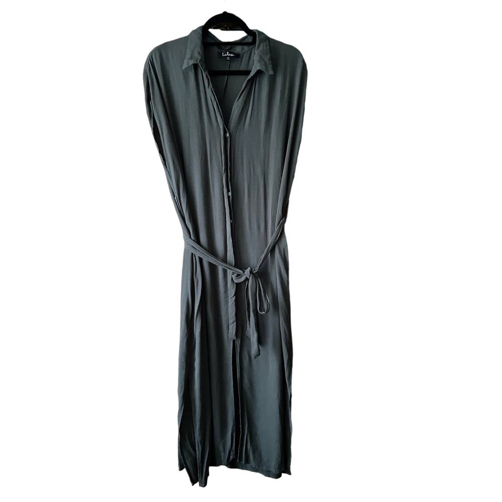 Lulus Women's Button Down Collared Midi Shirt Dre… - image 2